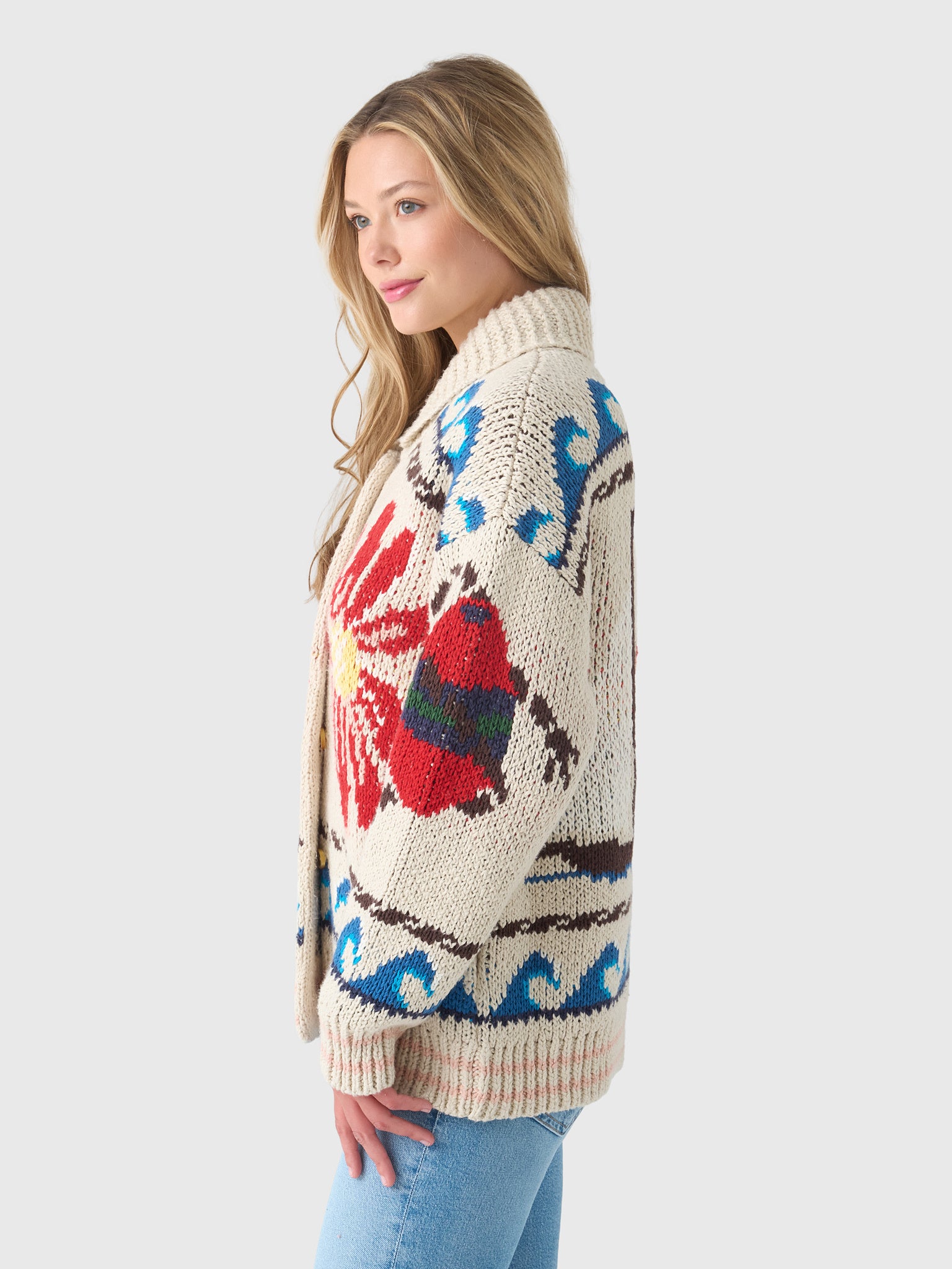 Lingua Franca Women's Sloane Cardigan - Saint Bernard