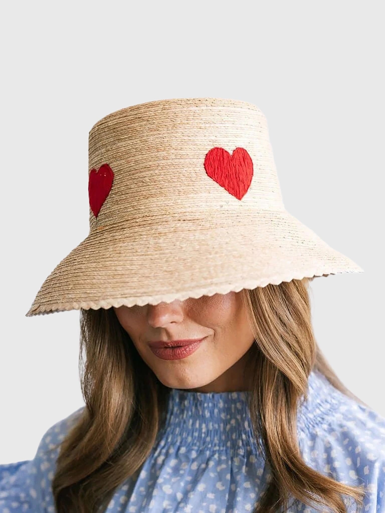 Sunshine Tienda Women's Heart Bucket Hat - Saint Bernard