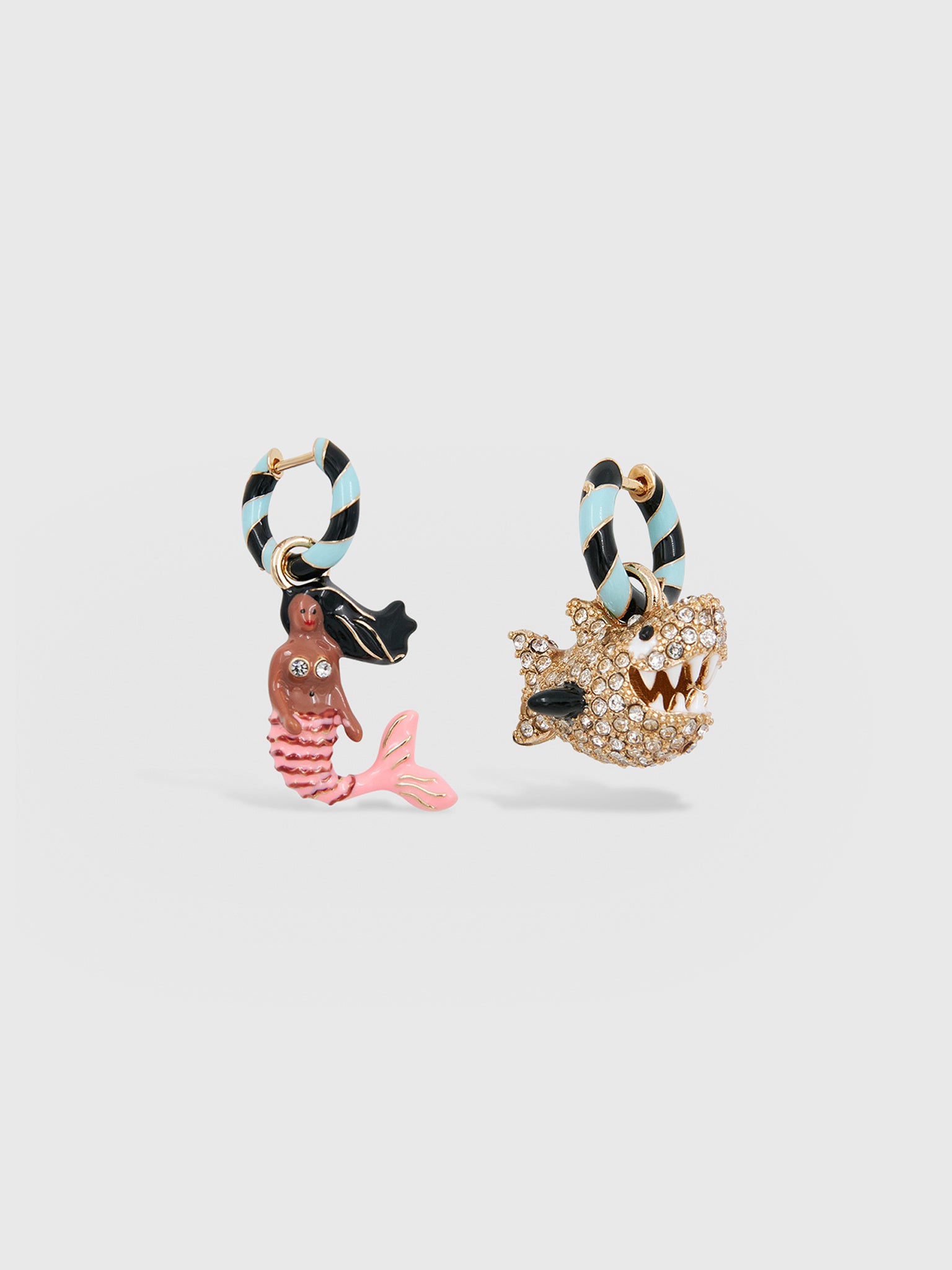Essentiel Antwerp Hermaid Charm Earrings - Saint Bernard