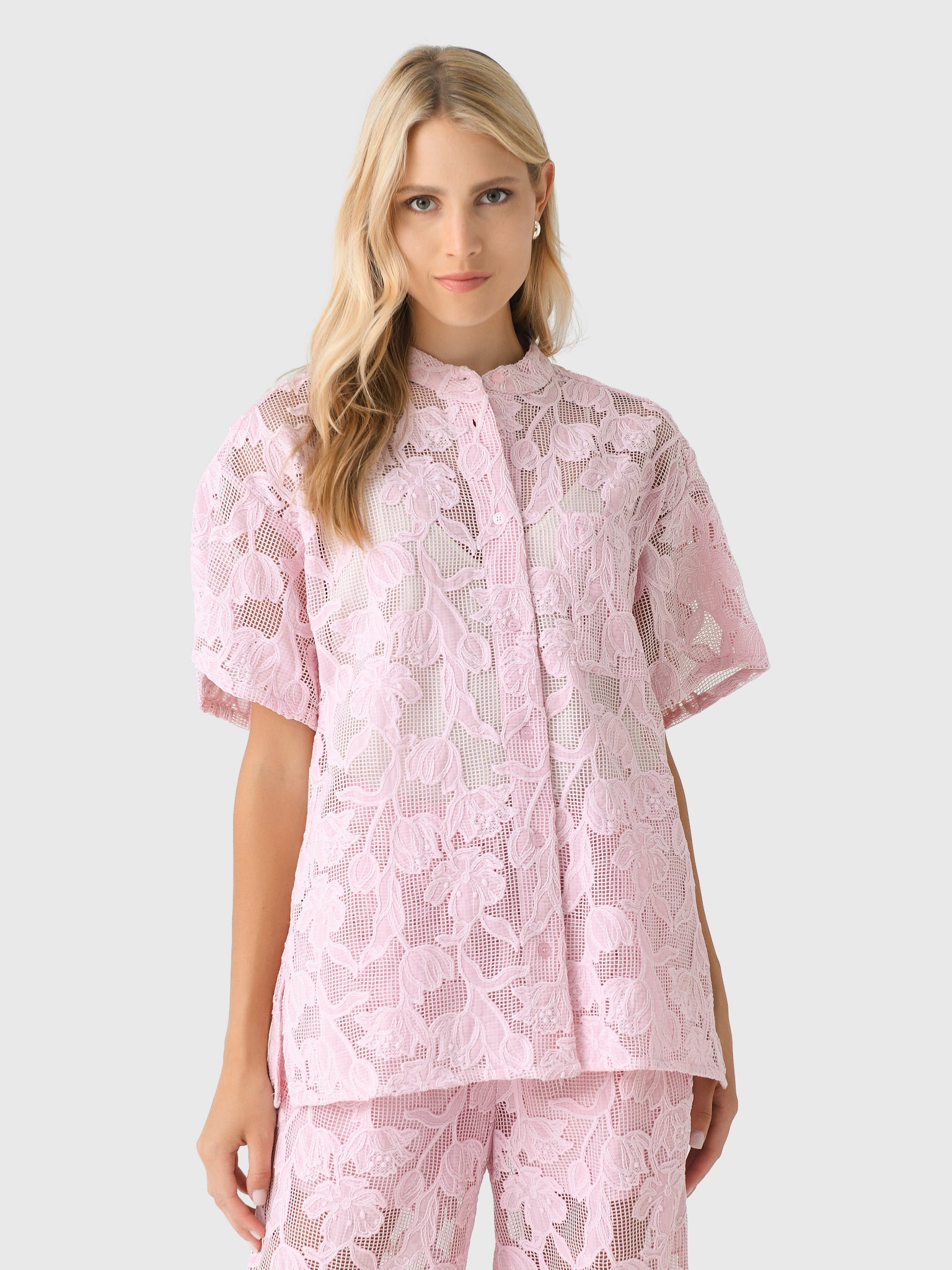 Essentiel Antwerp Women's Hok Lace Shirt - Saint Bernard