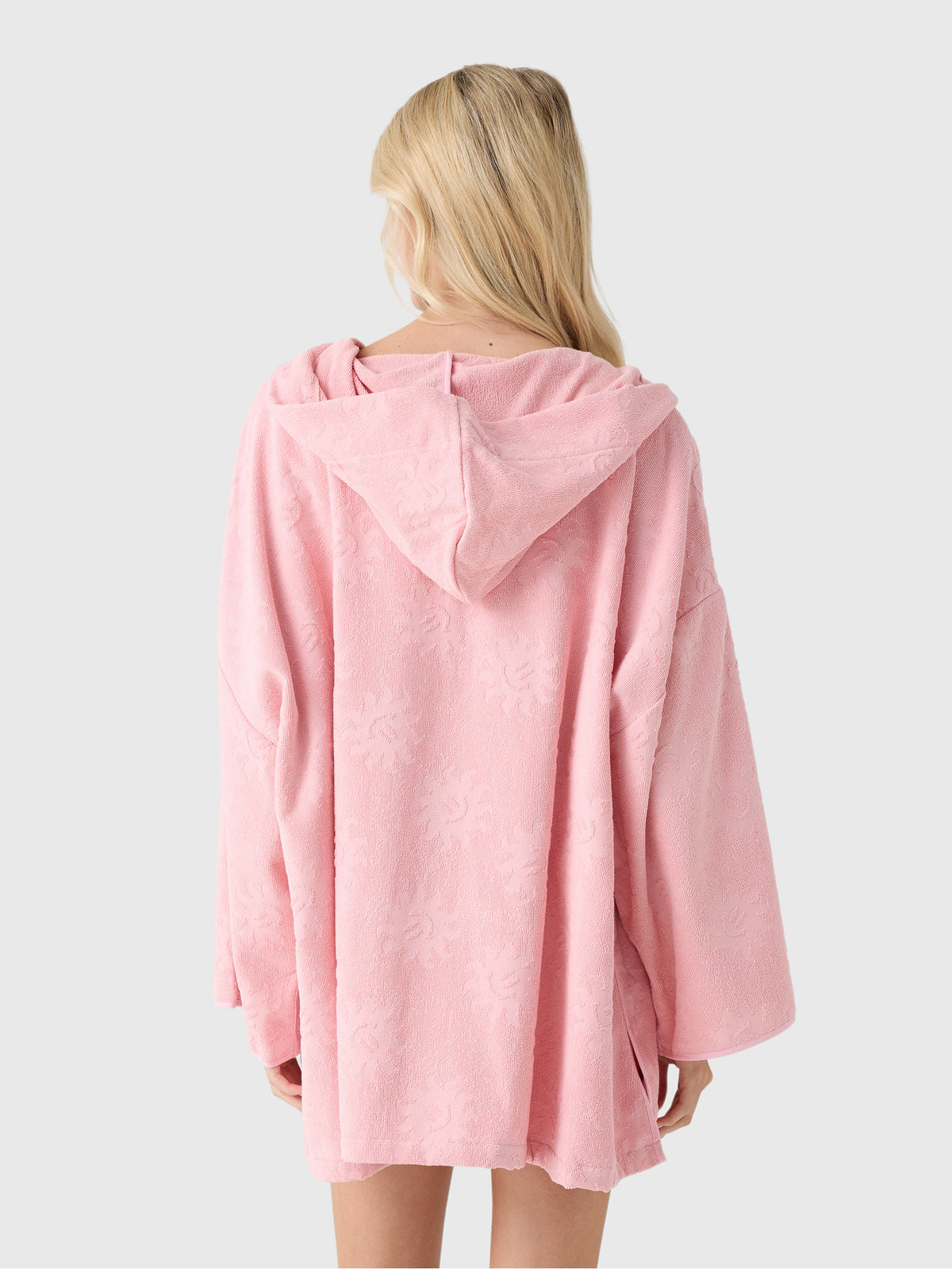 Hunza G Women's Sunny Towelling Hooded Poncho - Saint Bernard