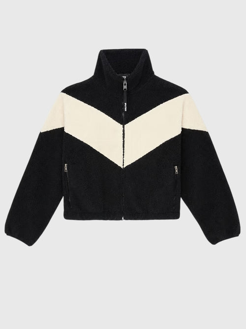 Splits59 Women's Lottie Chevron Sherpa Full Zip Jacket