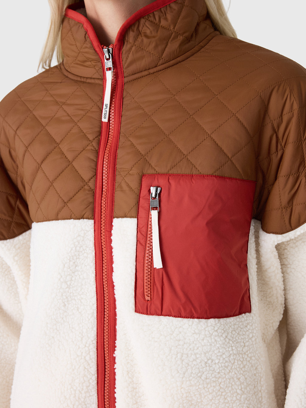 Splits59 Women's Skylar Sherpa Jacket - Saint Bernard
