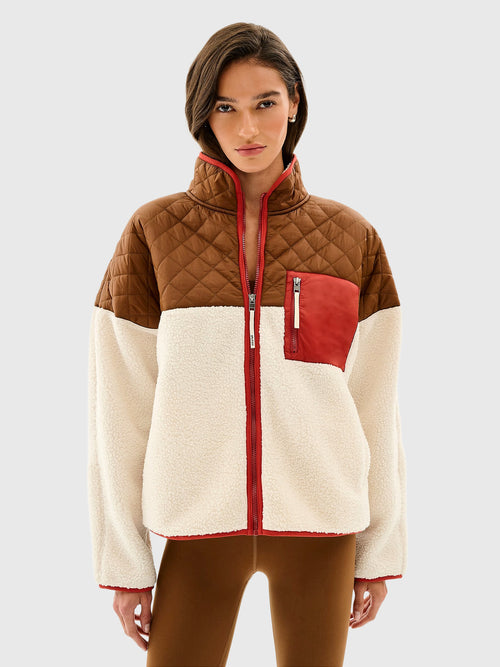 Splits59 Women's Skylar Sherpa Jacket - Saint Bernard