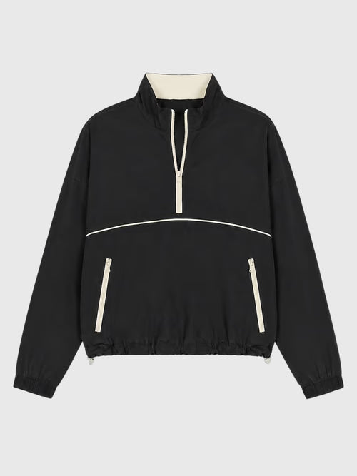 Splits59 Women's Lyle Woven Nylon Pullover - Saint Bernard