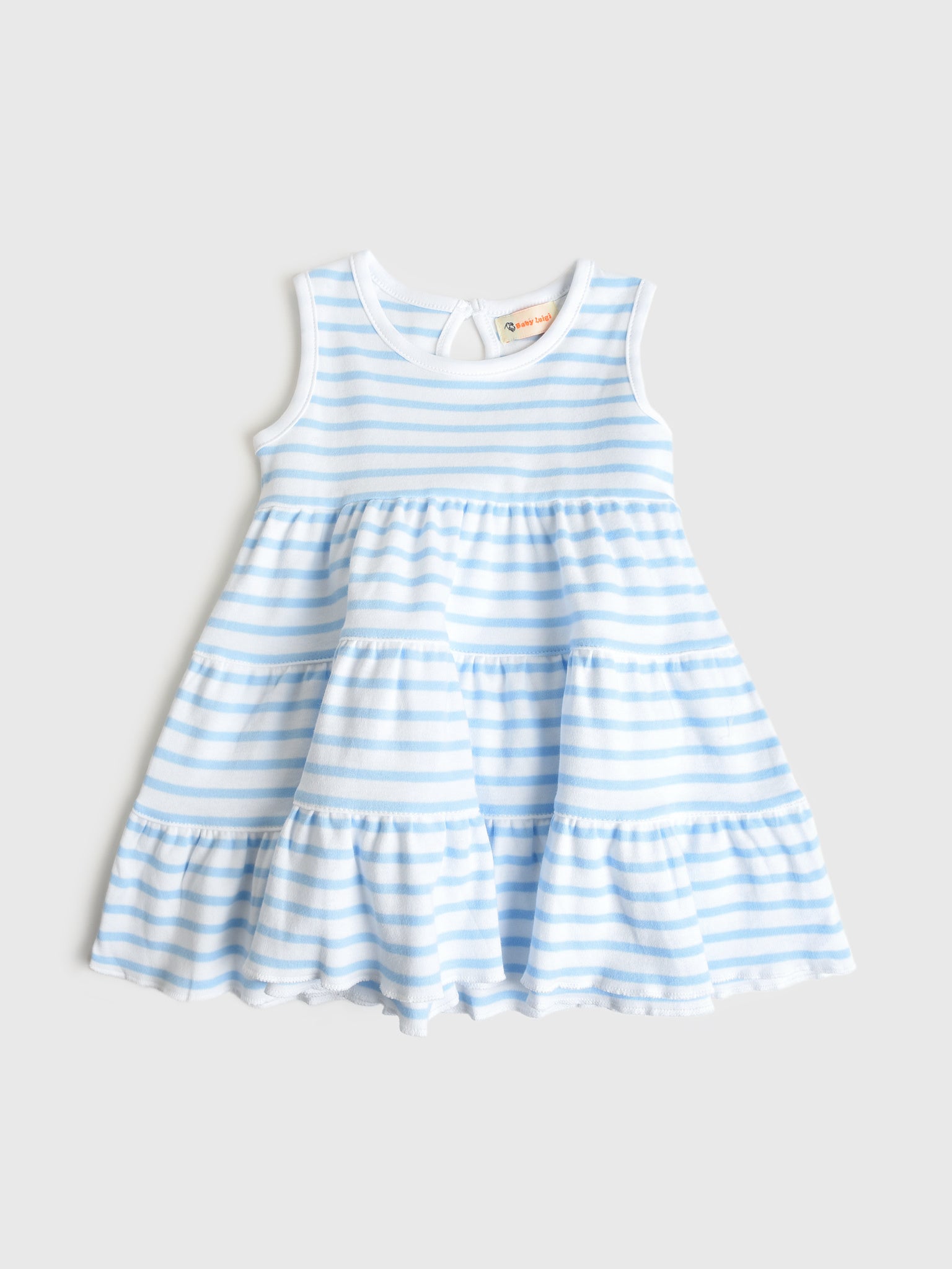 Luigi Girls' Stripe Dress - Saint Bernard