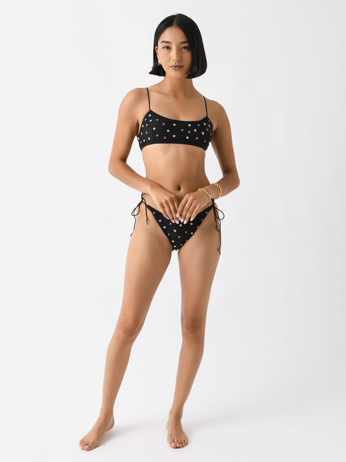 Its Now Cool Women's The 90s Tie Bikini Bottom
