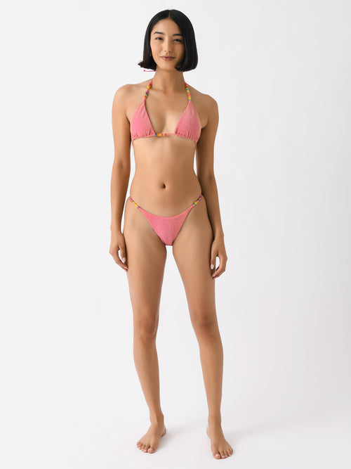 Its Now Cool Women's The Micro Tri Bikini Top