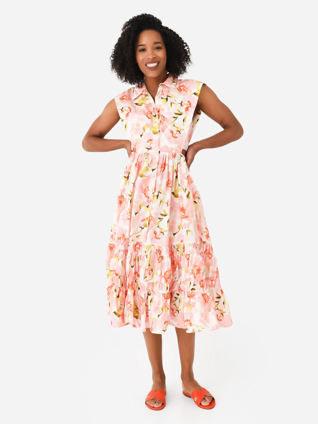 Misa Women's Nicole Midi Shirtdress - Saint Bernard