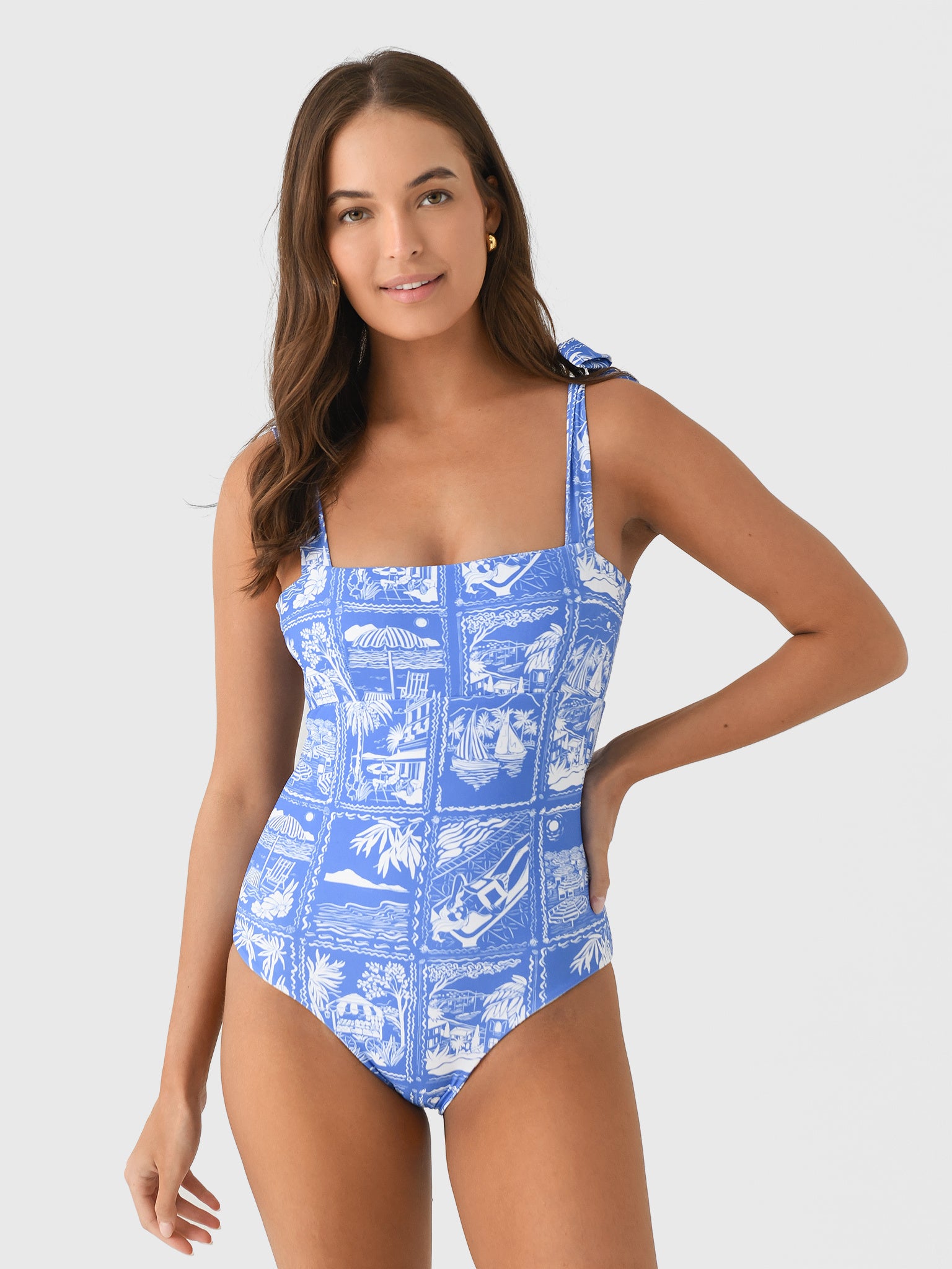 Citrine Women's Indie One-Piece Swimsuit - Saint Bernard
