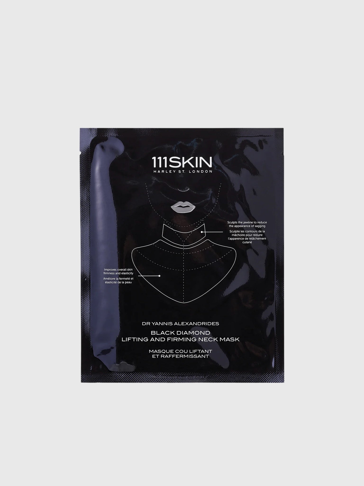 111SKIN Black Diamond Lifting & Firming Neck Mask 5 Pack - Saint Bernard
