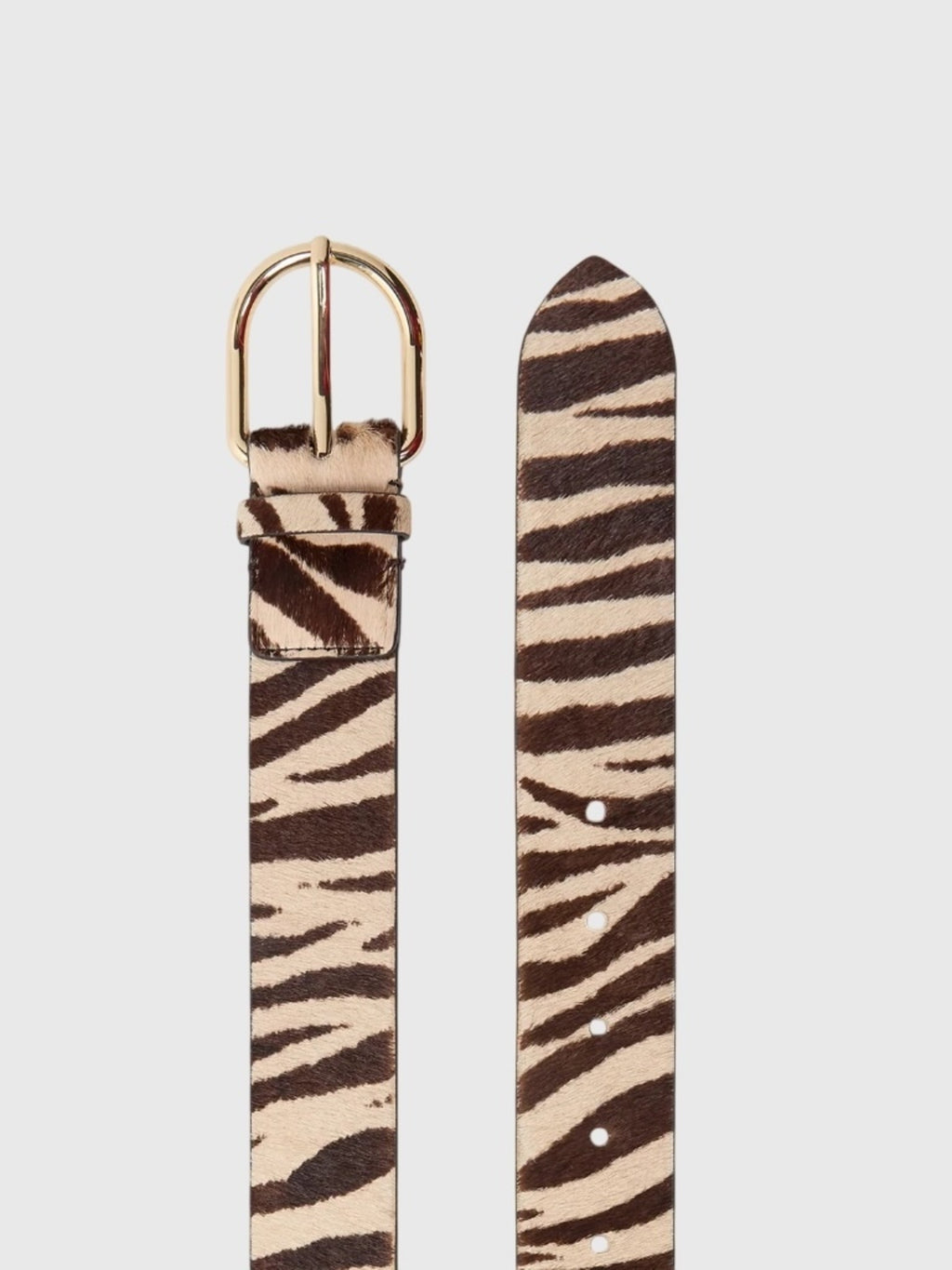 Loeffler Randall Women's Isaac Zebra Belt - Saint Bernard
