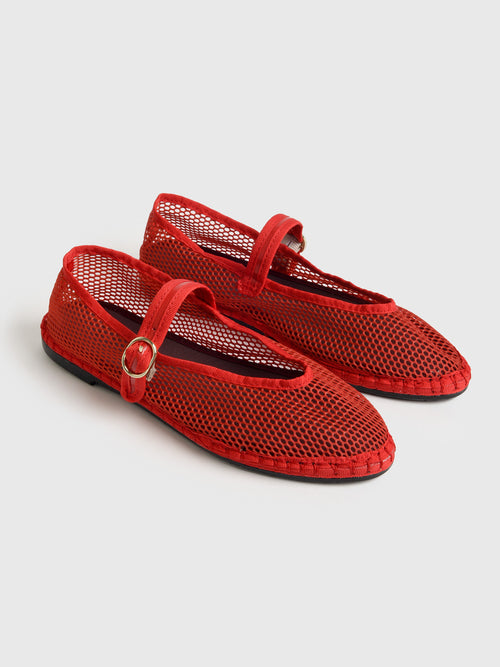 Flabelus Women's Isabella Red Flat