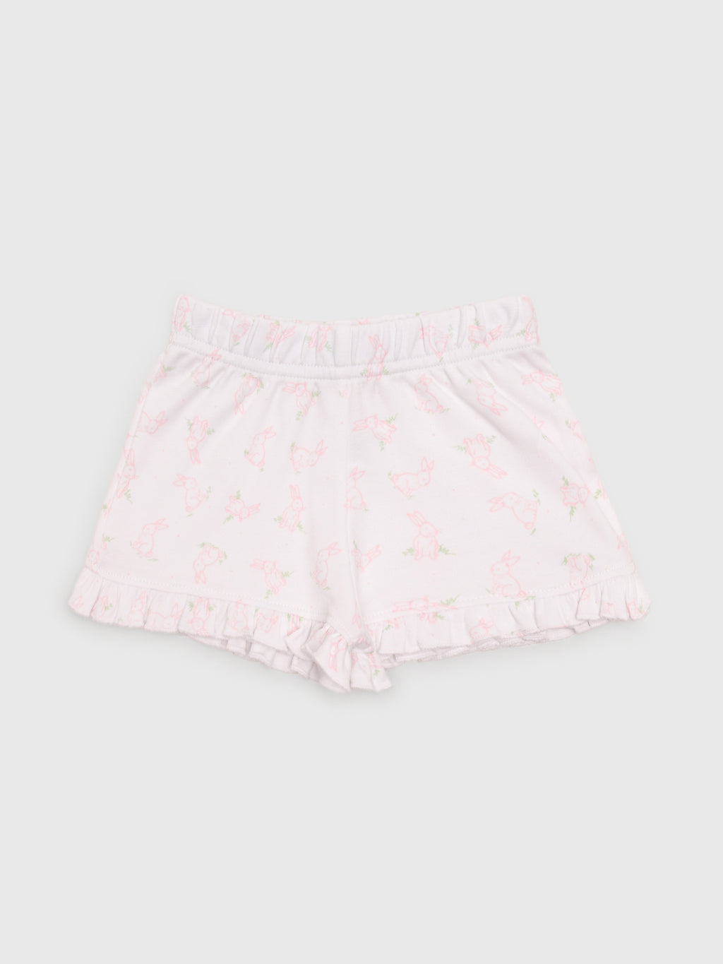 Luigi Girls' Bunny Print Short - Saint Bernard