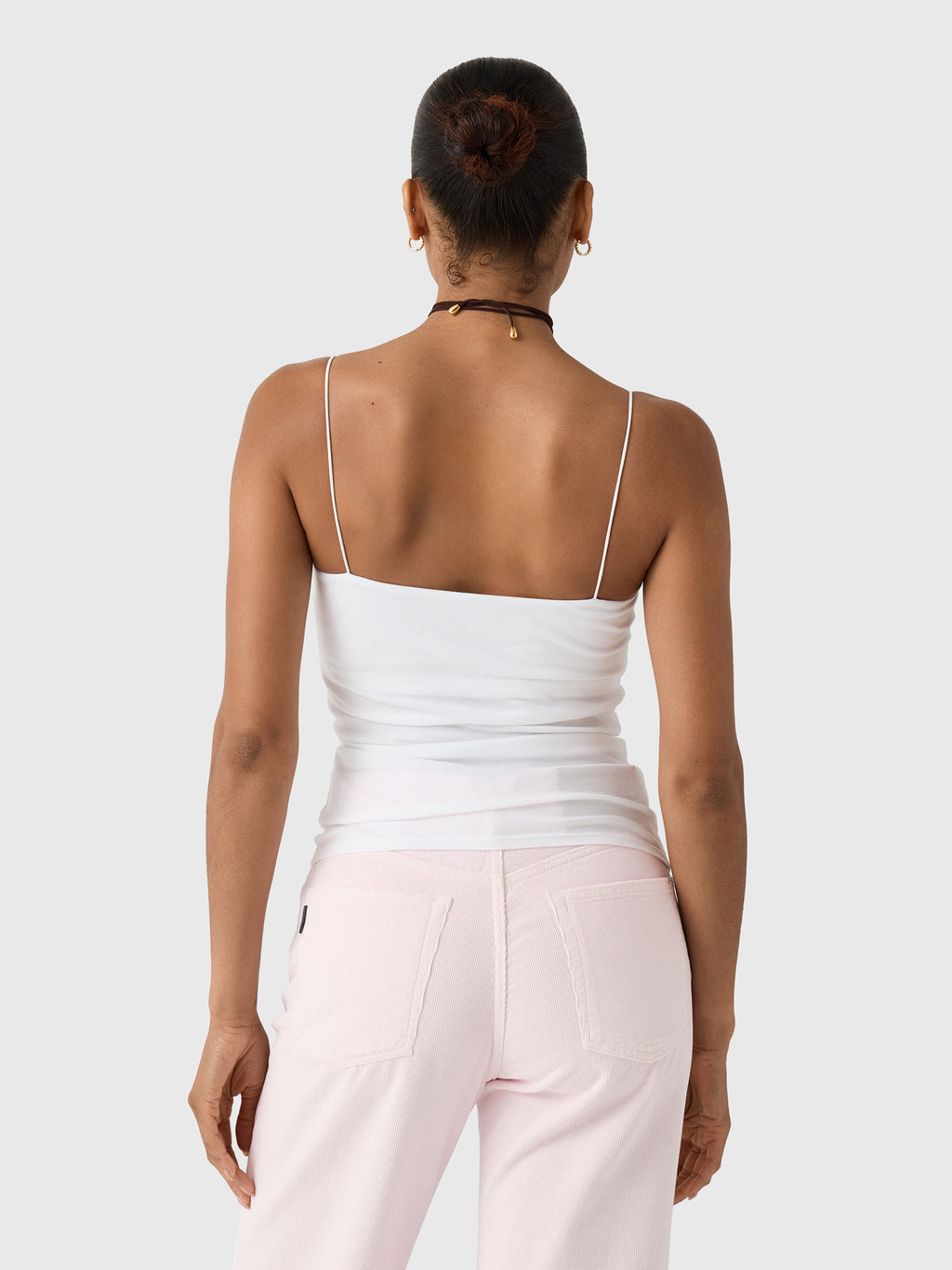 Enza Costa Women's Essential Strappy Tank - Saint Bernard