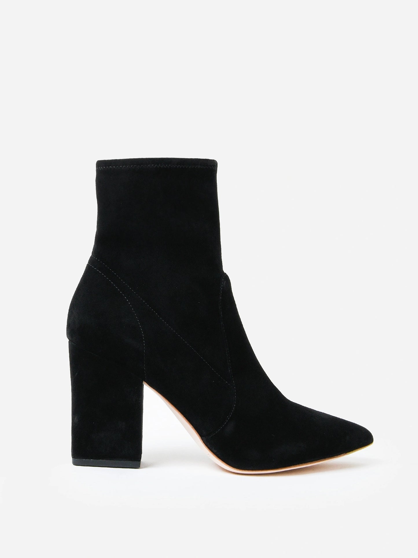 Loeffler Randall Women's Isla Suede Slim Ankle Bootie - Saint Bernard
