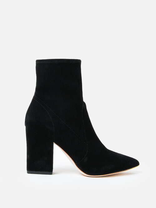 Loeffler Randall Women's Isla Suede Slim Ankle Bootie