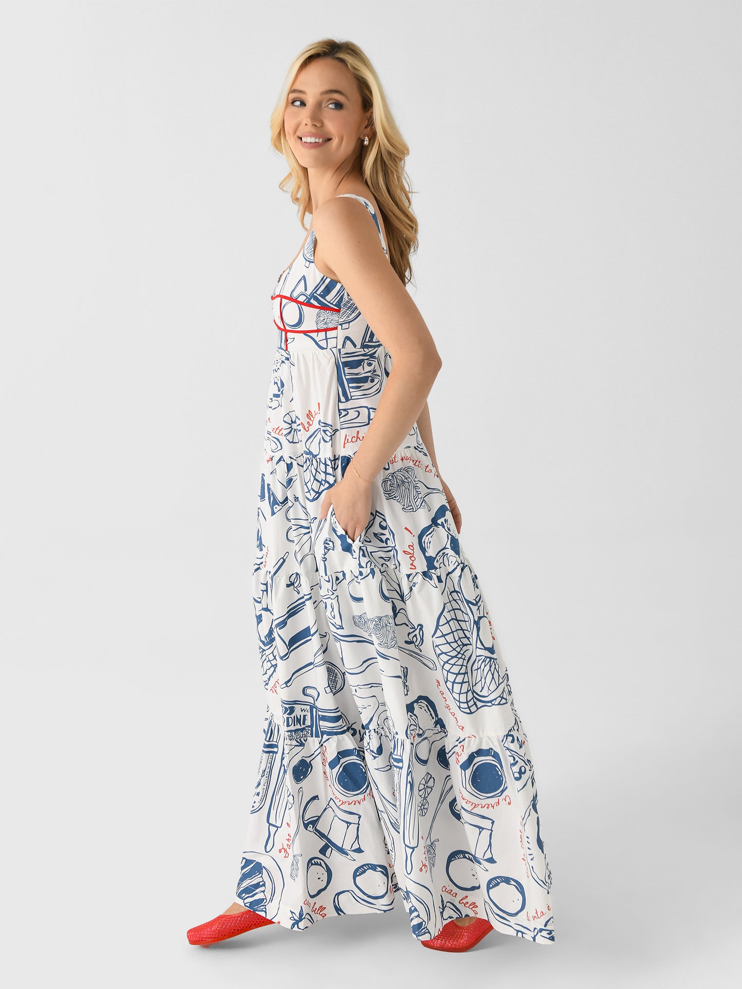 ISOLA DRESSxIVORYREDANDNAVY-alt1