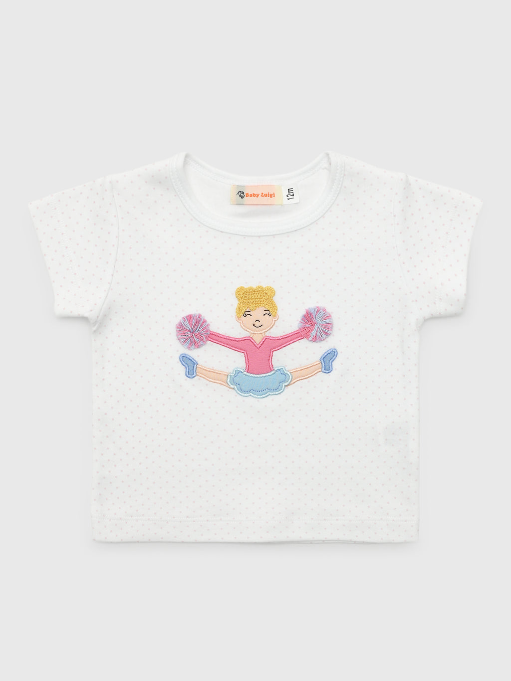 Luigi Girls' Cheerleader Tee - Saint Bernard