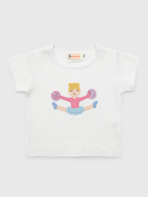 Luigi Girls' Cheerleader Tee