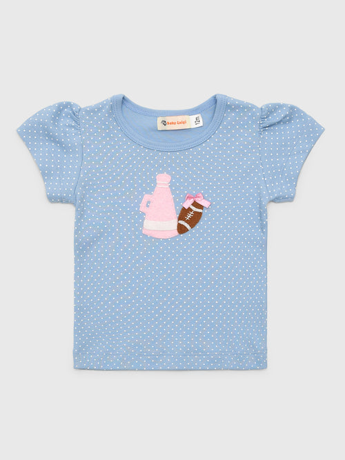 Luigi Girls' Football Tee