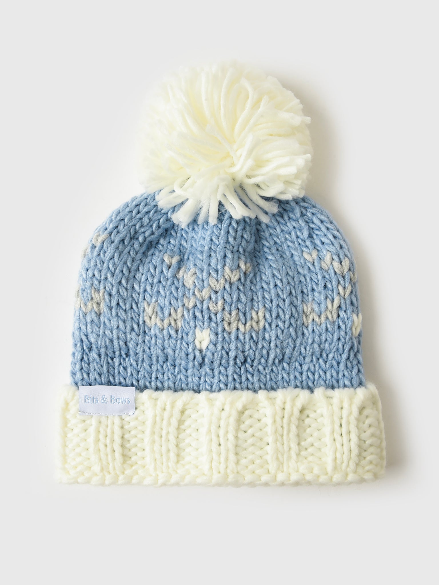 Bits + Bows Baby Golf Bobble Hat - Saint Bernard