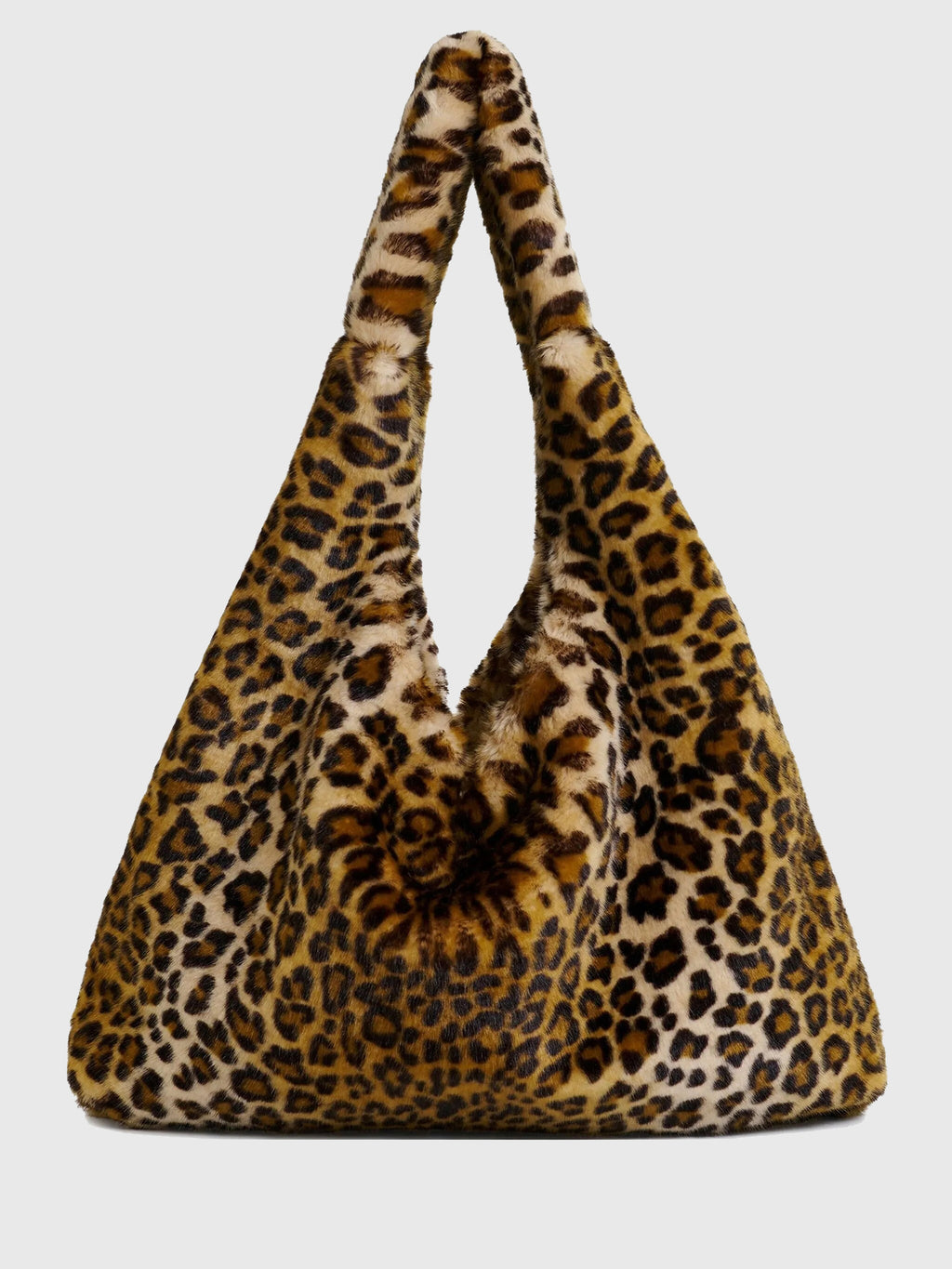 Essentiel Antwerp Ipuff Faux Fur Shoulder Bag - Saint Bernard