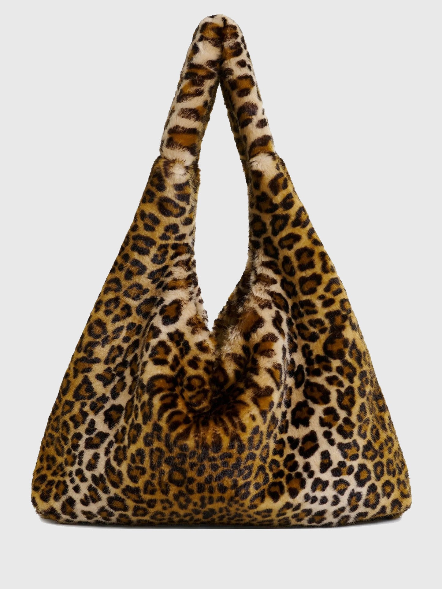 Essentiel Antwerp Ipuff Faux Fur Shoulder Bag - Saint Bernard