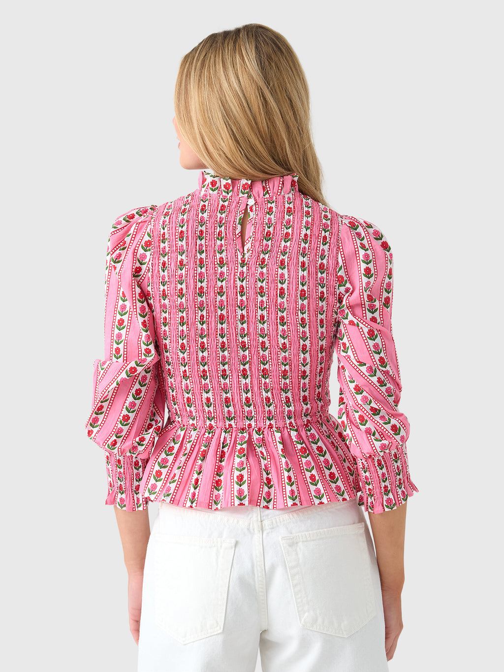 Pink City Prints Women's Isabel Top - Saint Bernard