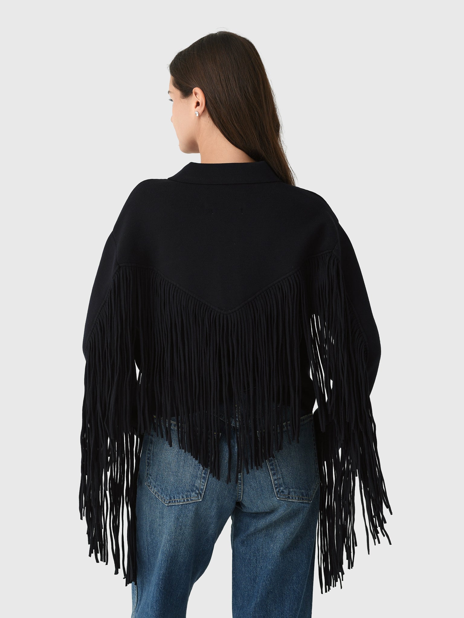 Essentiel Antwerp Women's Istern Fringe Jacket – Saint Bernard