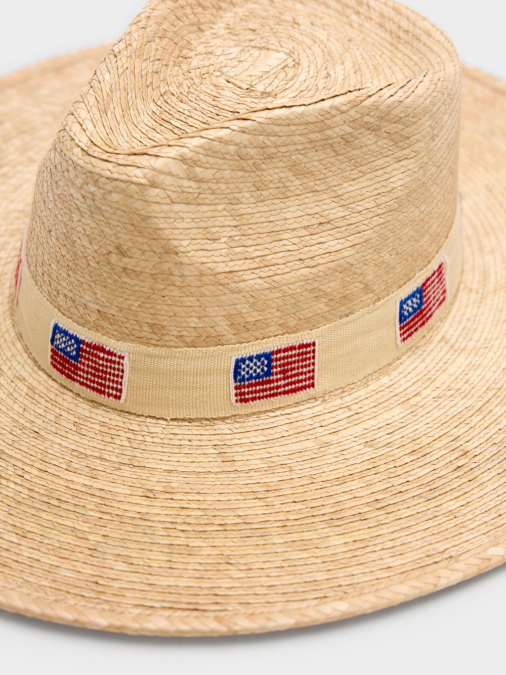 Sunshine Tienda Women's Ivory America Palm Hat - Saint Bernard