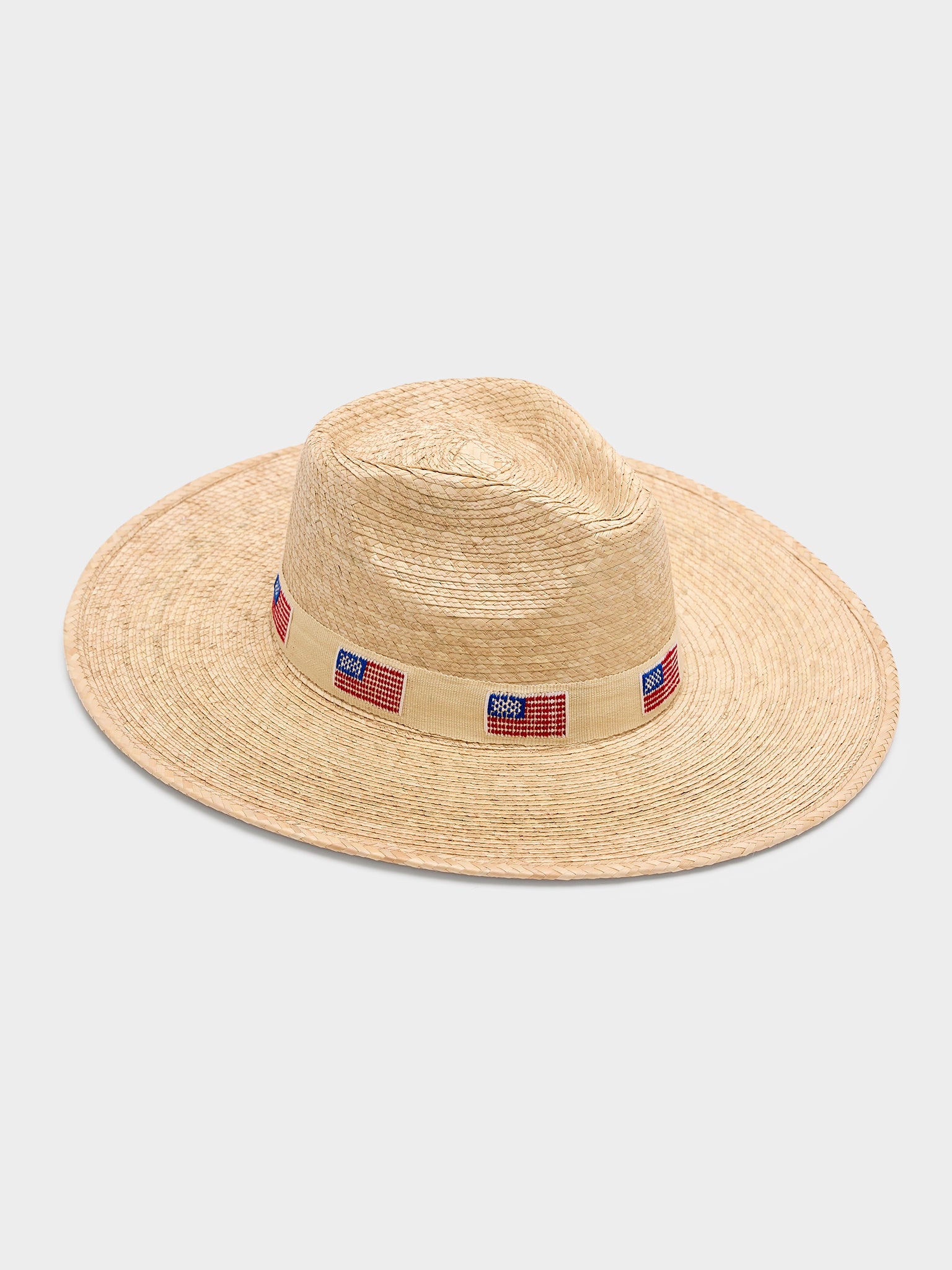 Sunshine Tienda Women's Ivory America Palm Hat - Saint Bernard