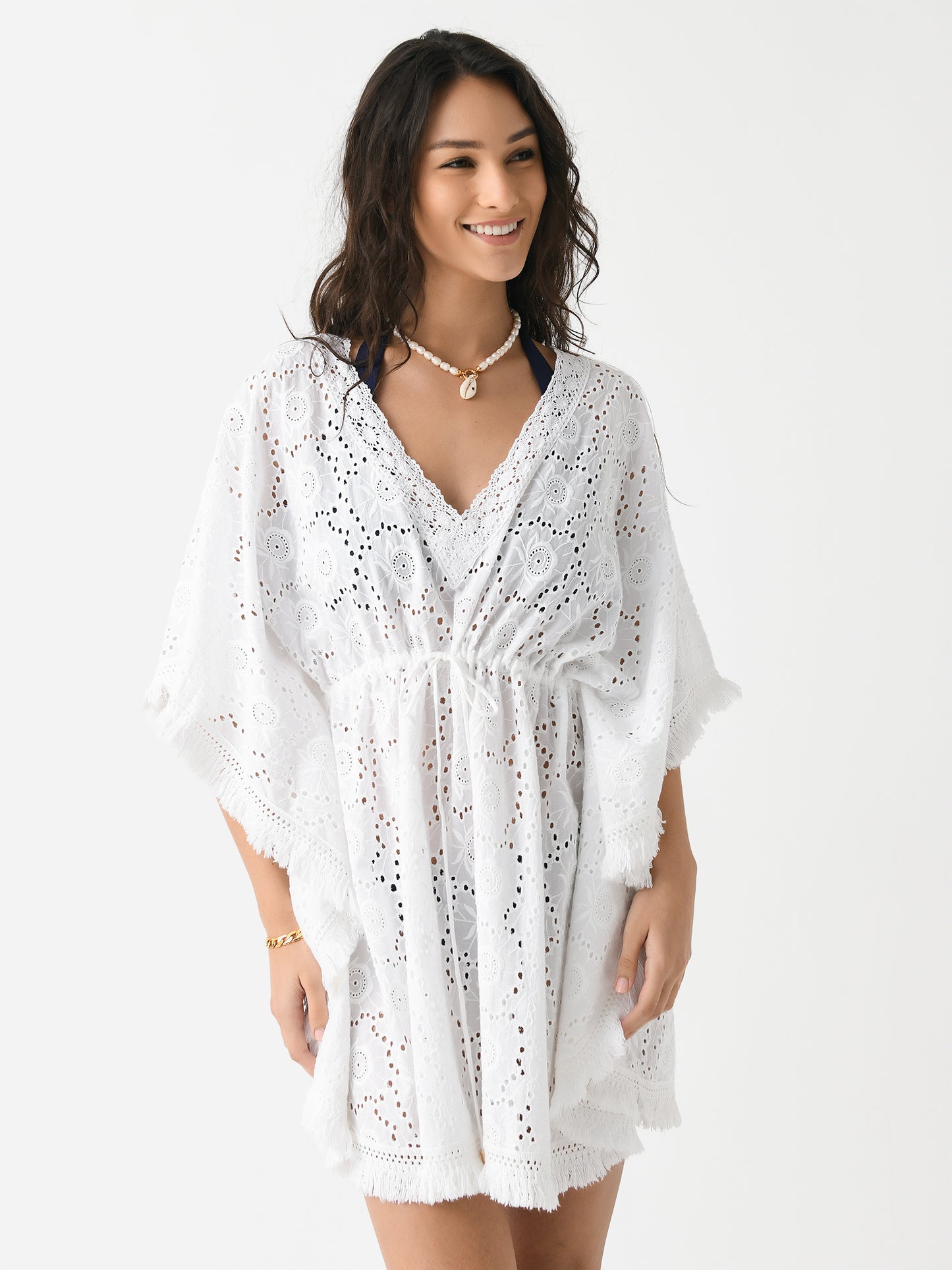 Melissa Odabash Women's Ivy Kaftan - Saint Bernard