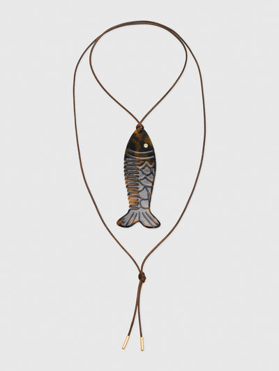 Eliou Trout Comb Necklace - Saint Bernard