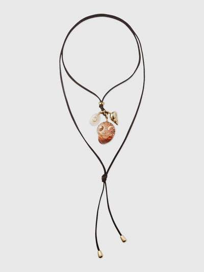 Eliou Area Charm Wrap Necklace - Saint Bernard