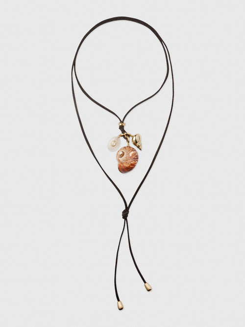 Eliou Area Charm Wrap Necklace