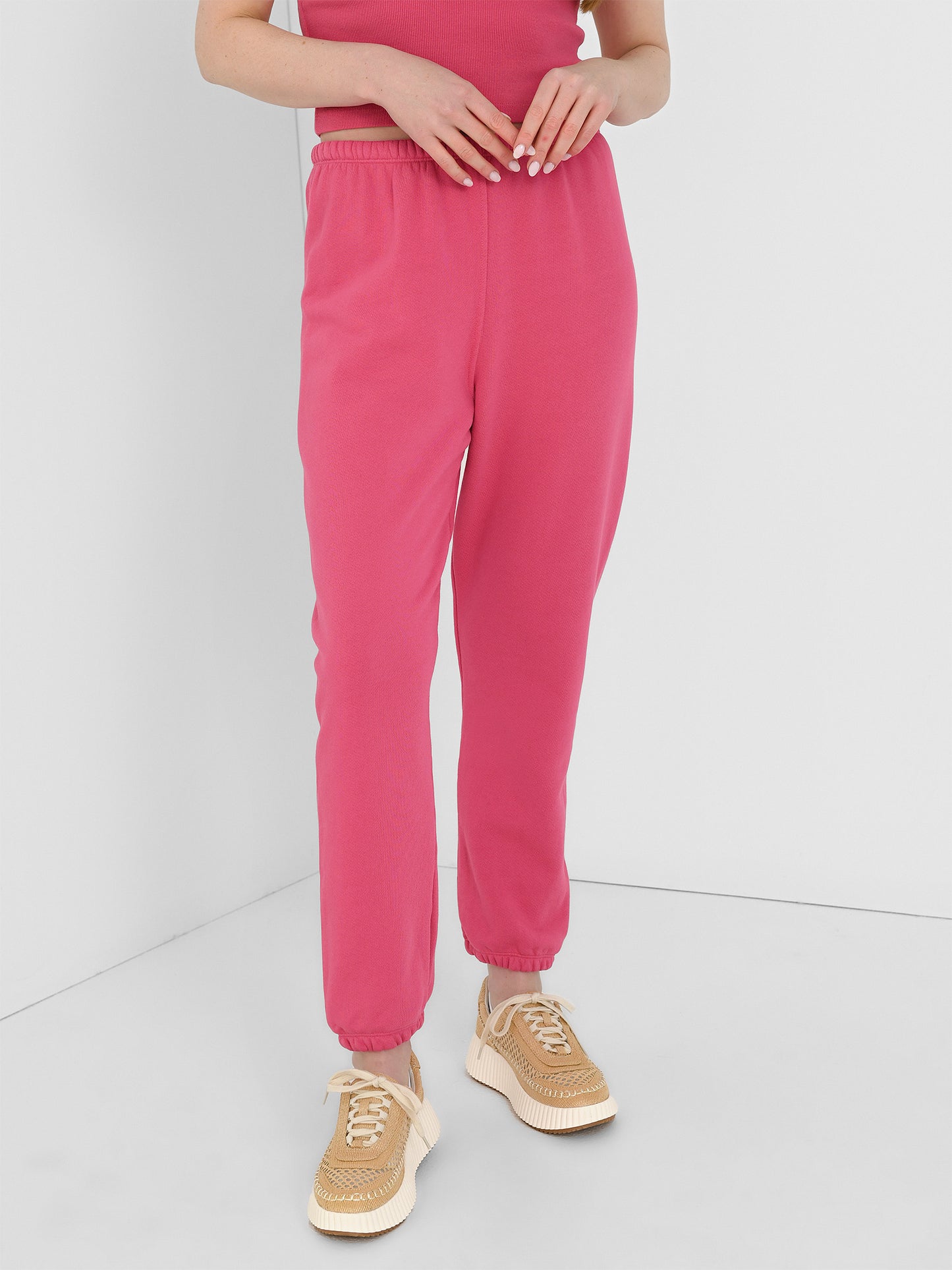 Perfect White Tee Women's Stevie Fleece Sweatpant - Saint Bernard