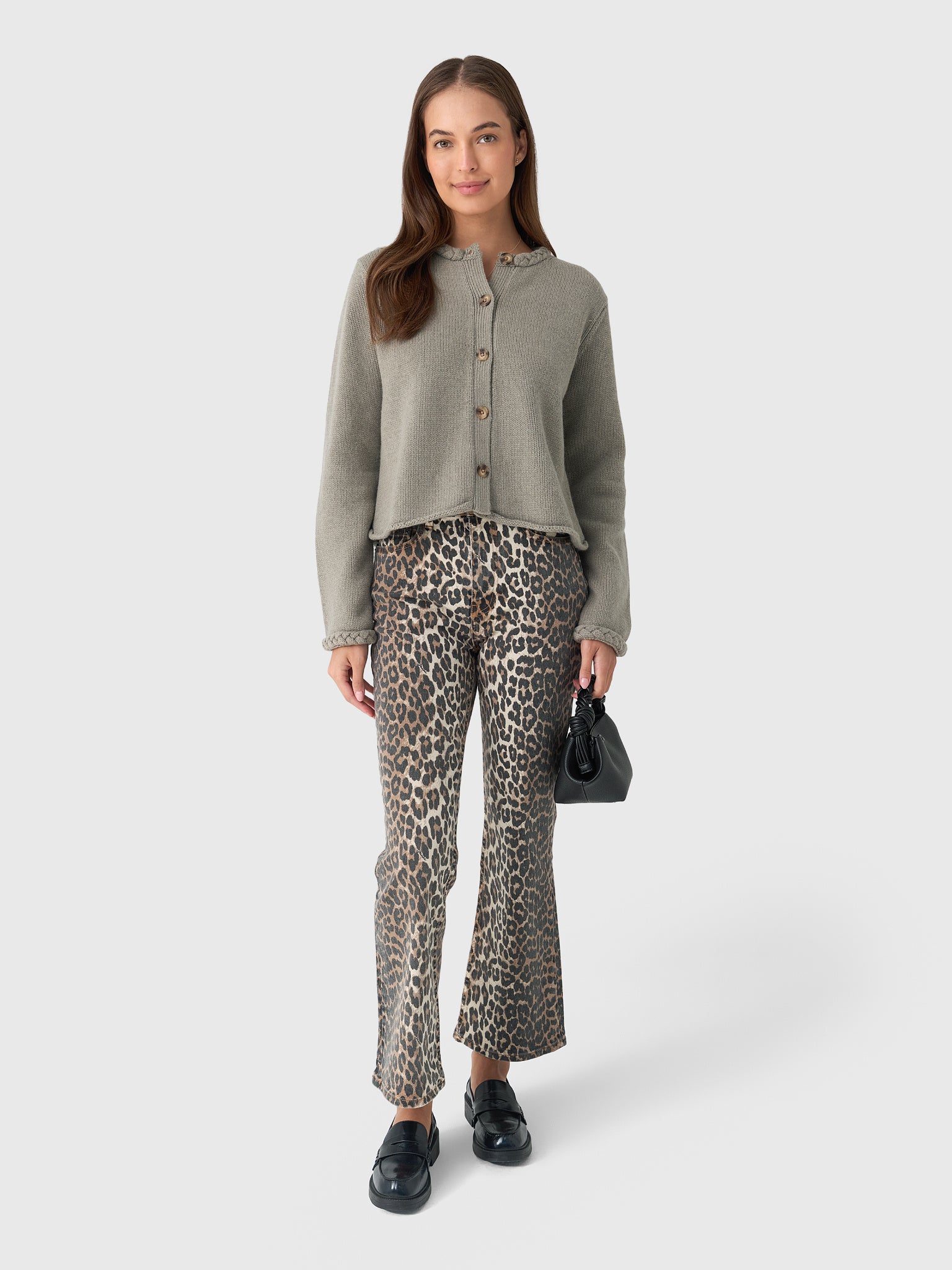 GANNI Women's Betzy Cropped Jean | $325.00 | Saint Bernard