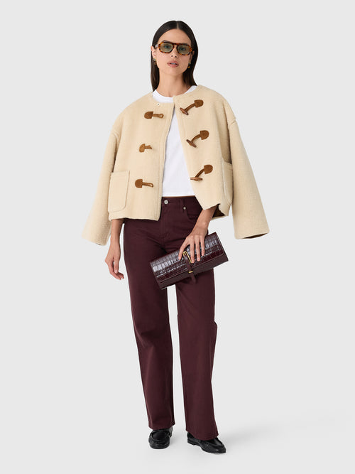 The Great Women's The Woodside Toggle Coat - Saint Bernard