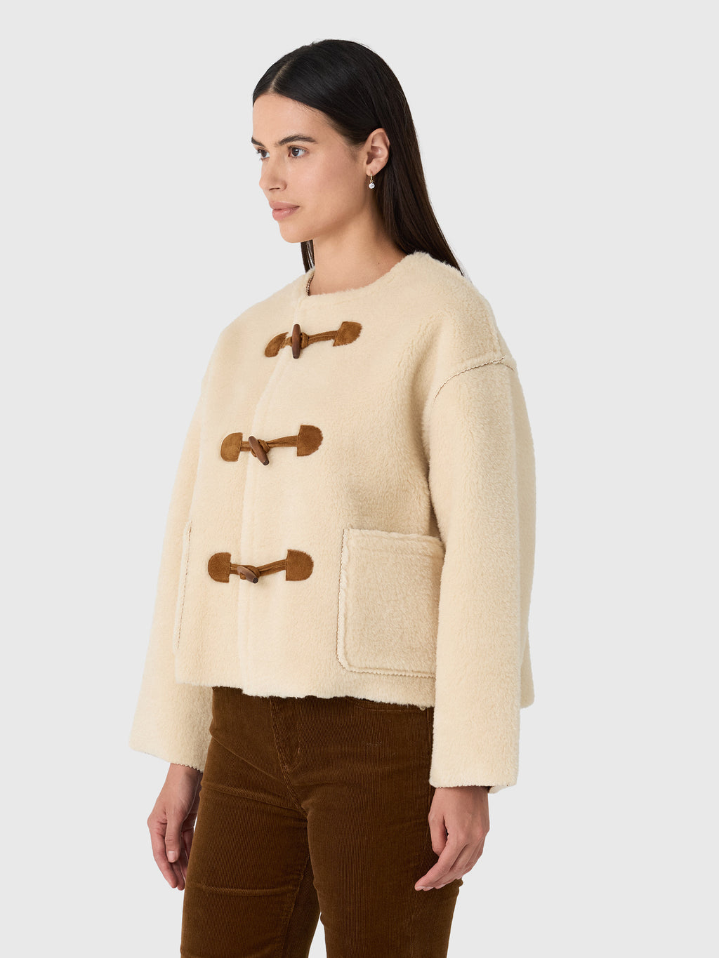 The Great Women's The Woodside Toggle Coat - Saint Bernard