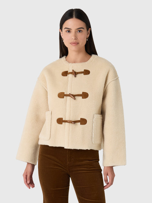 The Great Women's The Woodside Toggle Coat - Saint Bernard