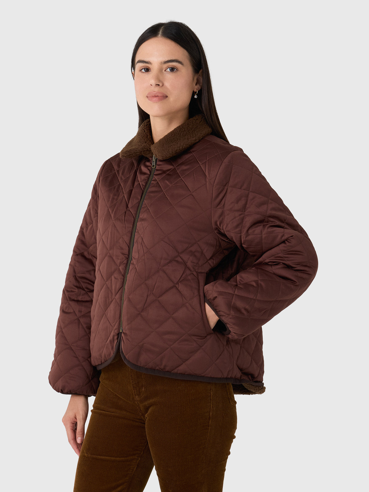 The Great Women's The Reversible Western Yoke Pasture Jacket - Saint Bernard