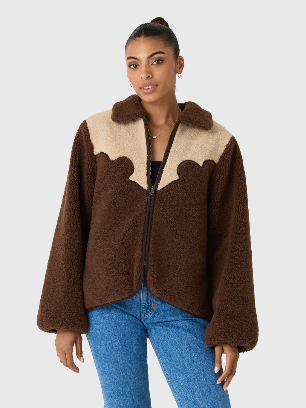 The Great Women's The Reversible Western Yoke Pasture Jacket - Saint Bernard