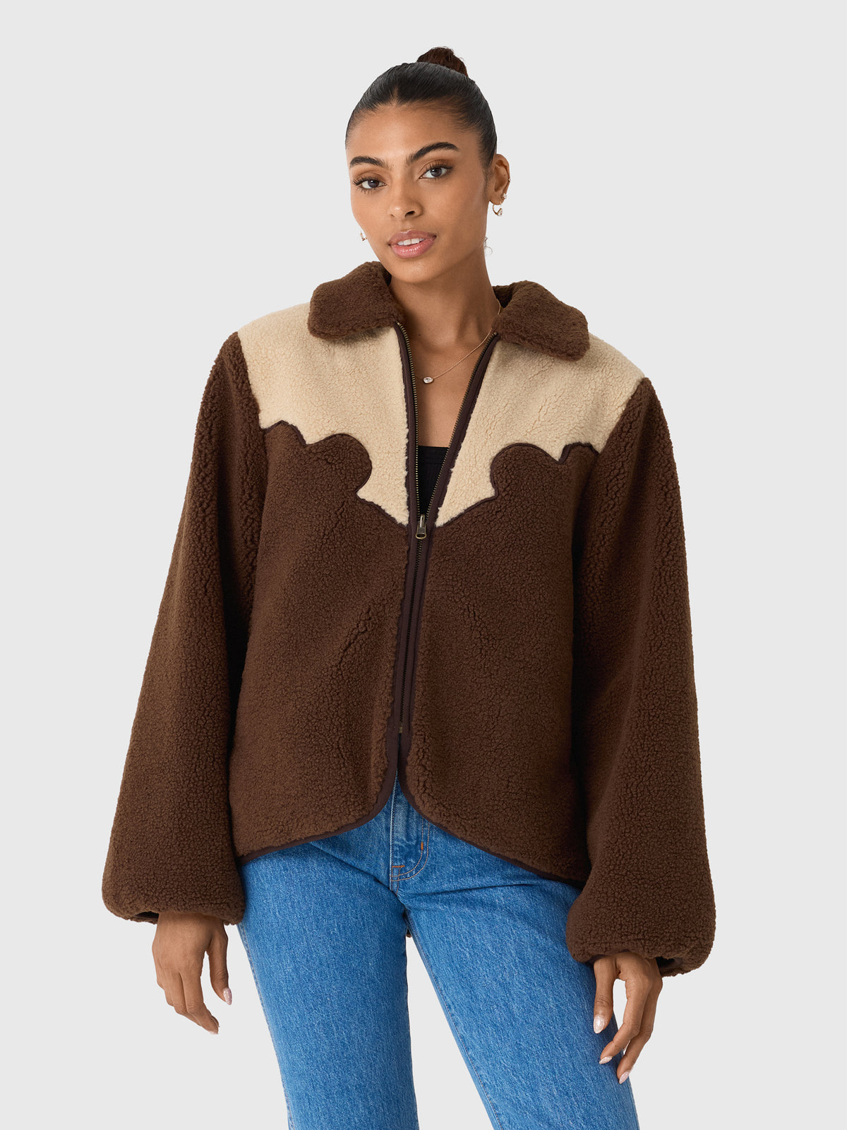 The Great Women's The Reversible Western Yoke Pasture Jacket - Saint Bernard