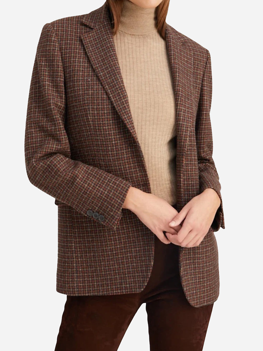 SPRWMN Women's Oversized Wool Blazer - Saint Bernard