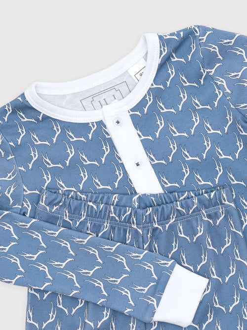 Lila And Hayes Boys' Jack Pajama Set - Saint Bernard