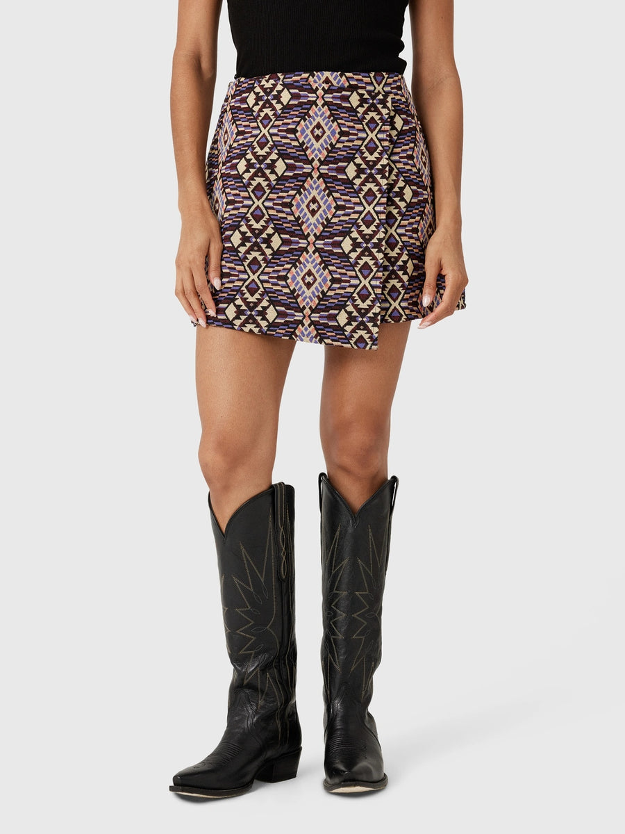 Love Note Women's Jacquard Wrap Skirt