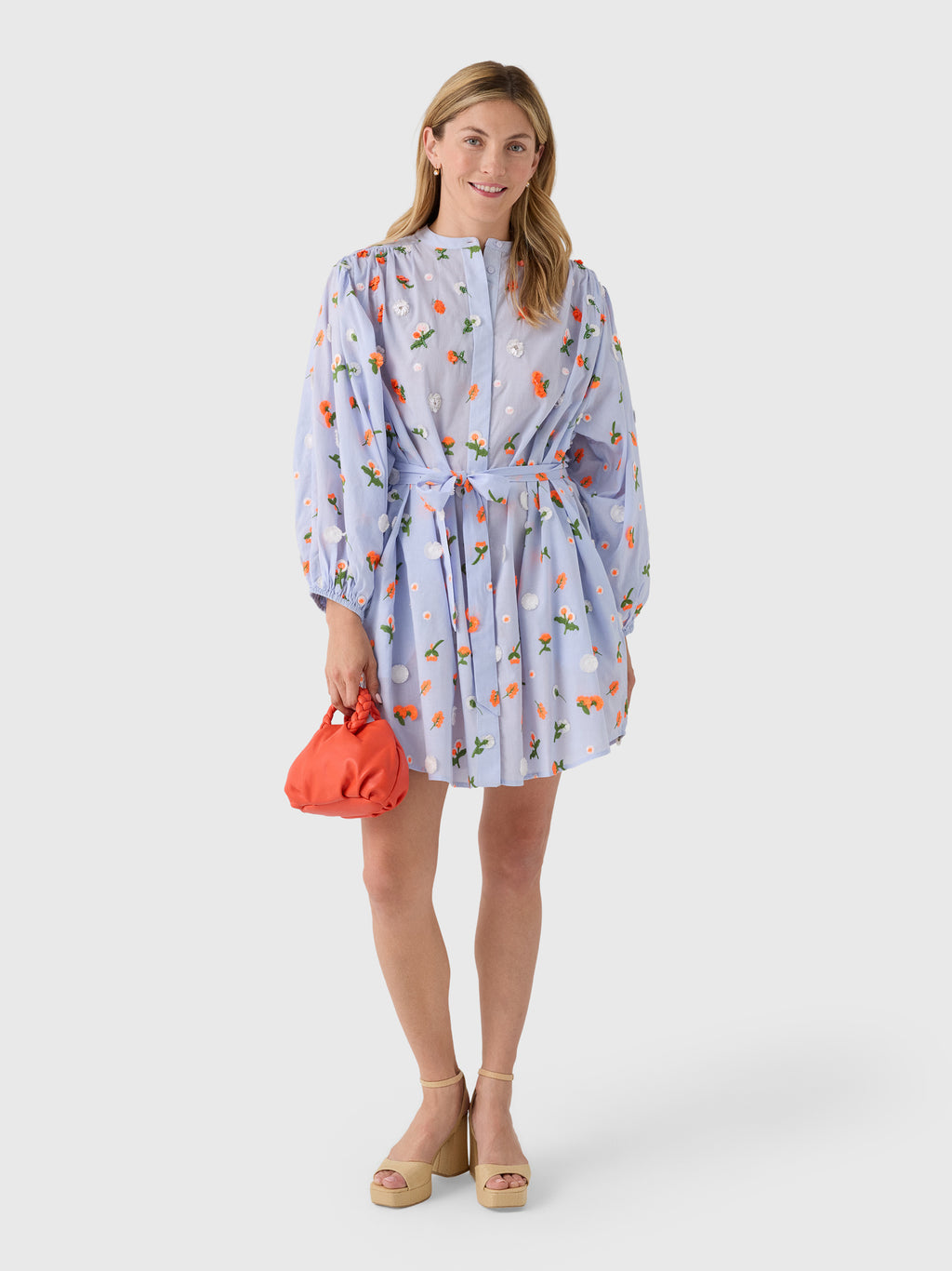 Essentiel Antwerp Women's Jalen Embroidered Mini Dress - Saint Bernard
