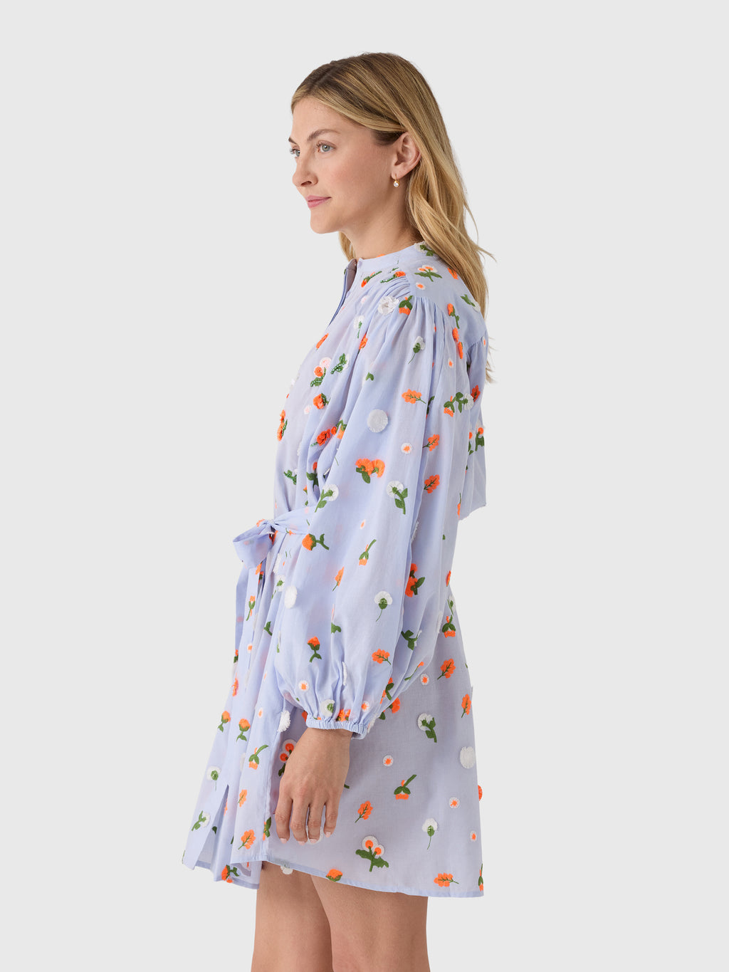 Essentiel Antwerp Women's Jalen Embroidered Mini Dress - Saint Bernard