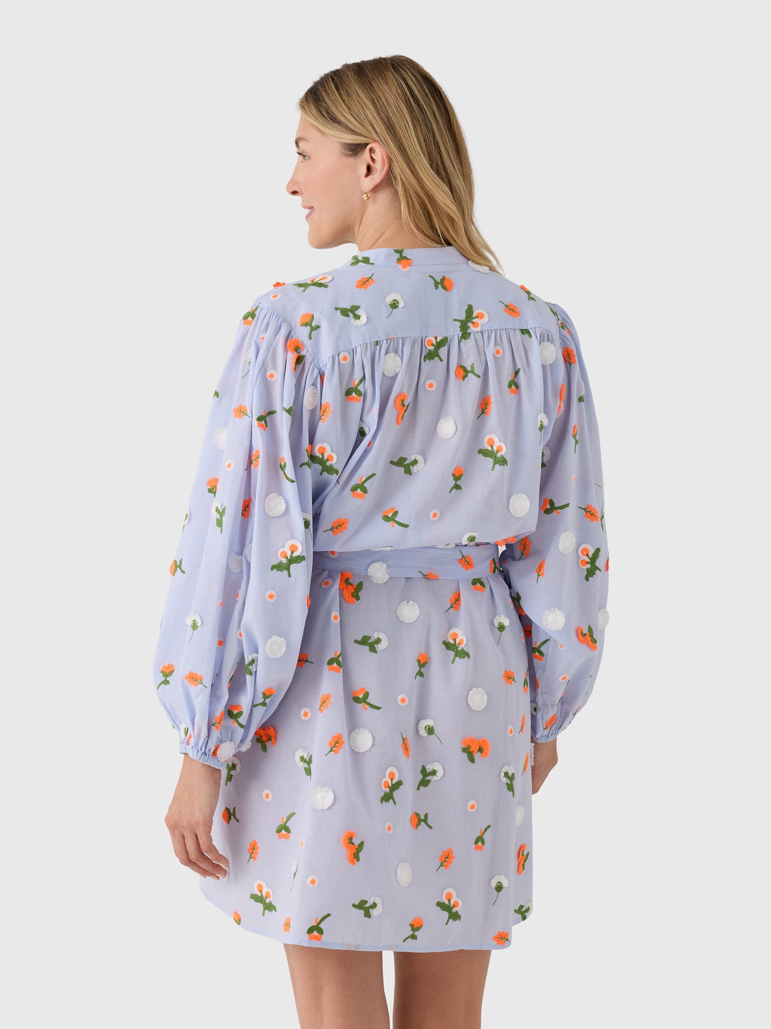 Essentiel Antwerp Women's Jalen Embroidered Mini Dress - Saint Bernard